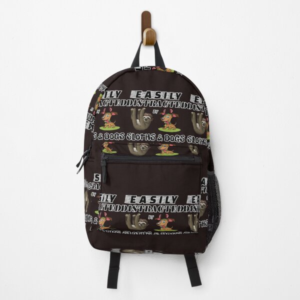 Item preview, Easily Distracted by Sloths and Dogs designed and sold by QuotesDogma.