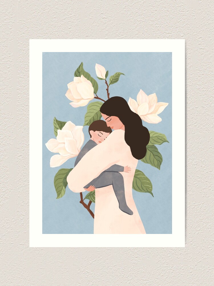 Alternate view of Mother's Touch Art Print