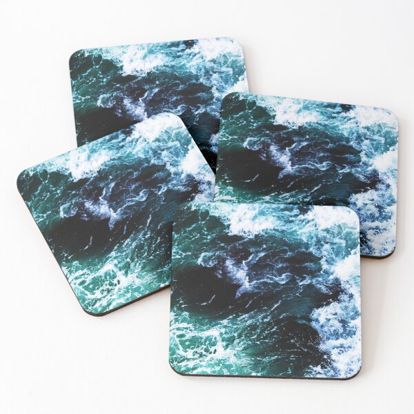 Item preview, Blue ocean waves designed and sold by Norwegian-Moose.