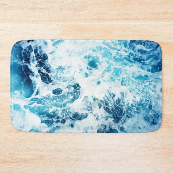 Item preview, Blue ocean waves designed and sold by Norwegian-Moose.
