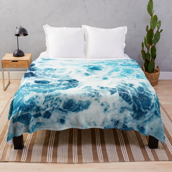 Item preview, Blue ocean waves designed and sold by Norwegian-Moose.