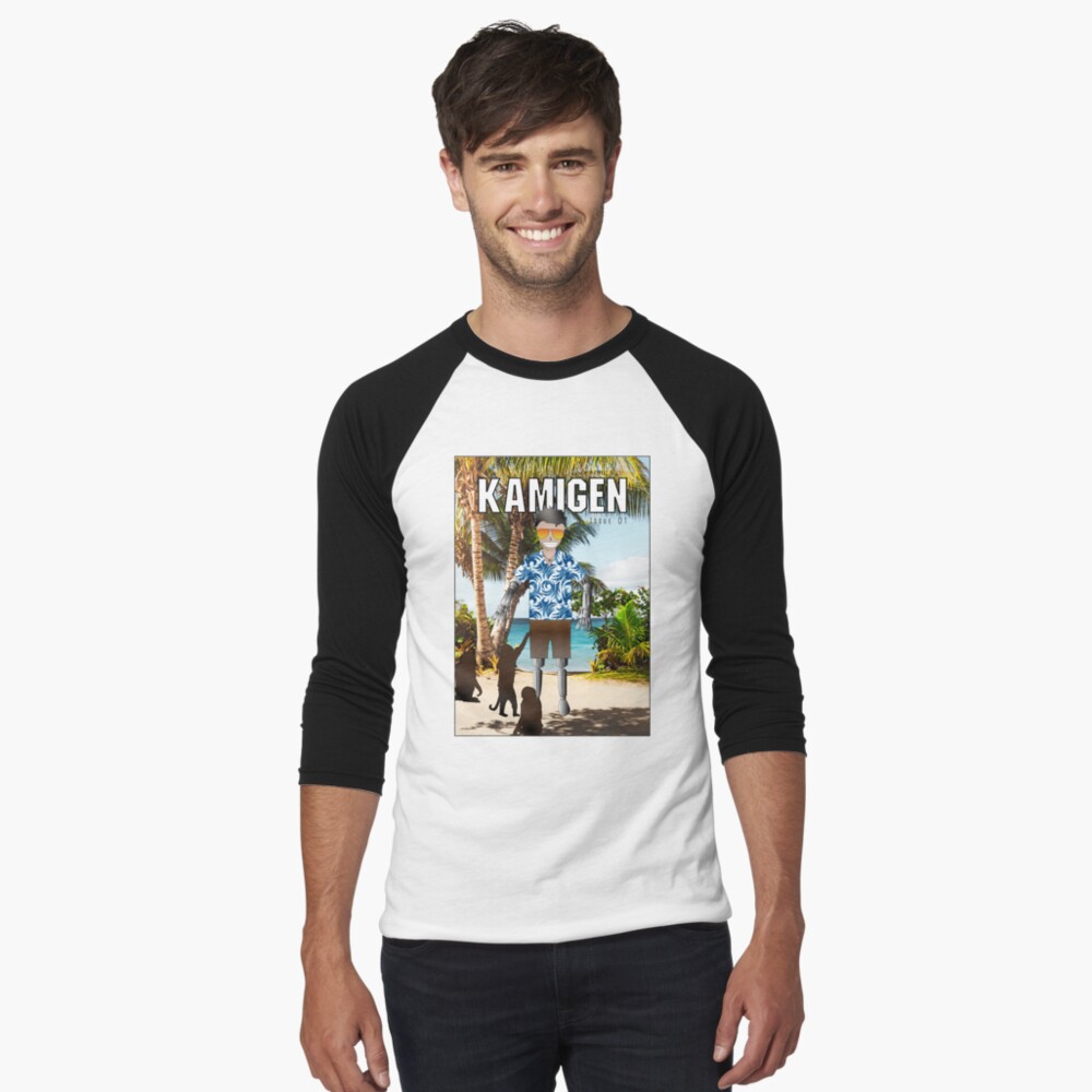 Item preview, Baseball ¾ Sleeve T-Shirt designed and sold by openstudios.