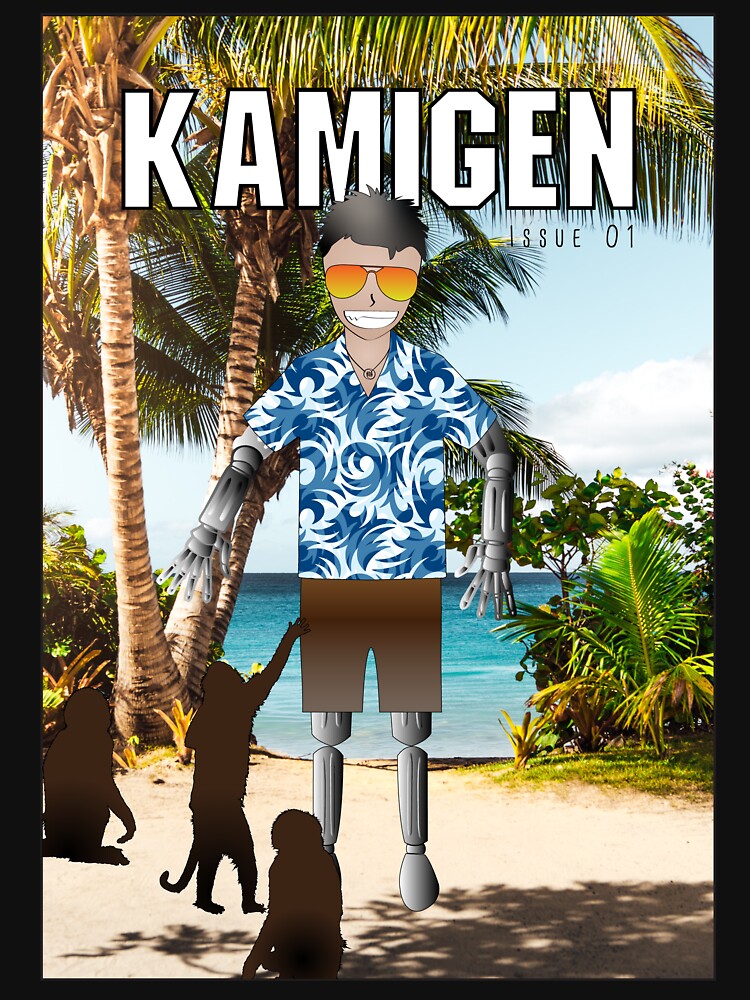 Thumbnail 7 of 7, Active T-Shirt, Kamigen Issue 1 Cover designed and sold by openstudios.