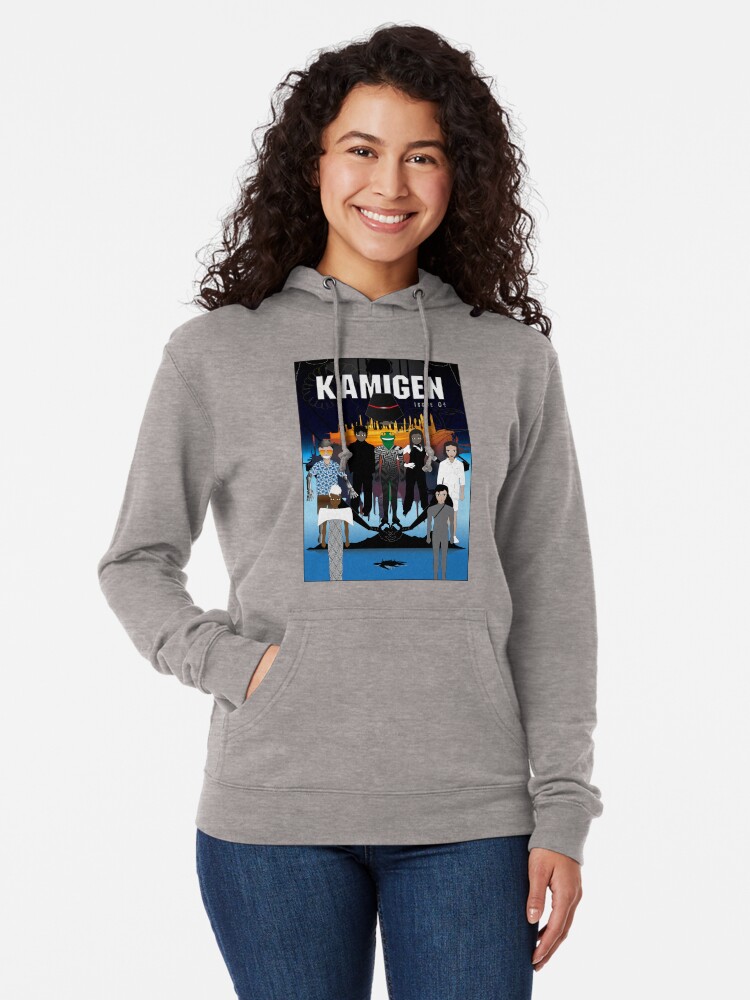 Thumbnail 2 of 5, Lightweight Hoodie, Kamigen Issue 4 Cover designed and sold by openstudios.