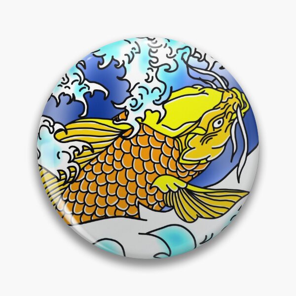 Item preview, Traditional Japanese Koi Fish designed and sold by ashtonjohnstone.