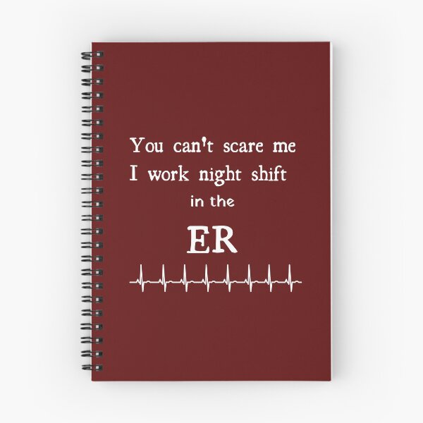 Item preview, You can't scare me I work night shift in the ER designed and sold by Ollie P.  Leo.