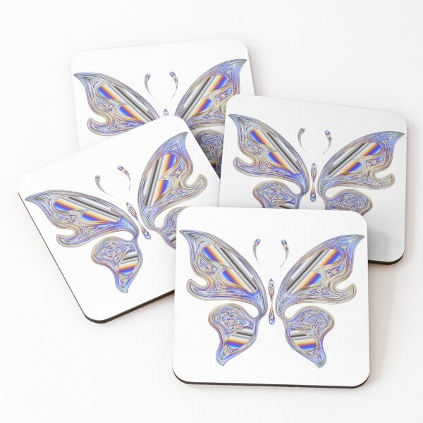 Item preview, silver butterfly and illusion of color designed and sold by imbells.