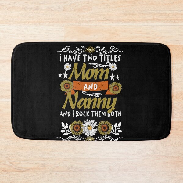 Item preview, God gifted me two titles mom and nana and I rock them both, mom's birthday | vintage style |cute gift for girl , gift friend designed and sold by buzz1days.