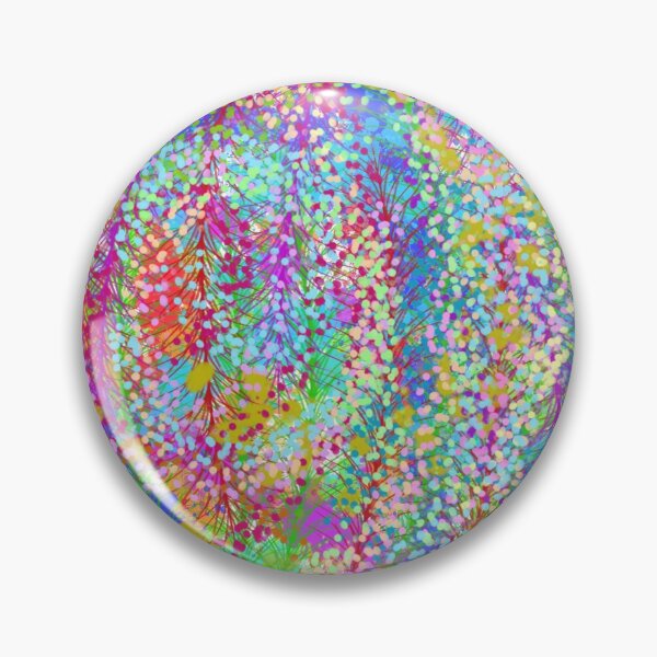 Item preview, Self expression abstract art rainbow forest designed and sold by KatyChristoff.