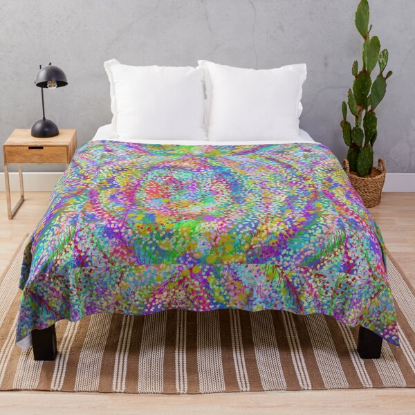 Item preview, Self expression abstract art rainbow forest designed and sold by KatyChristoff.