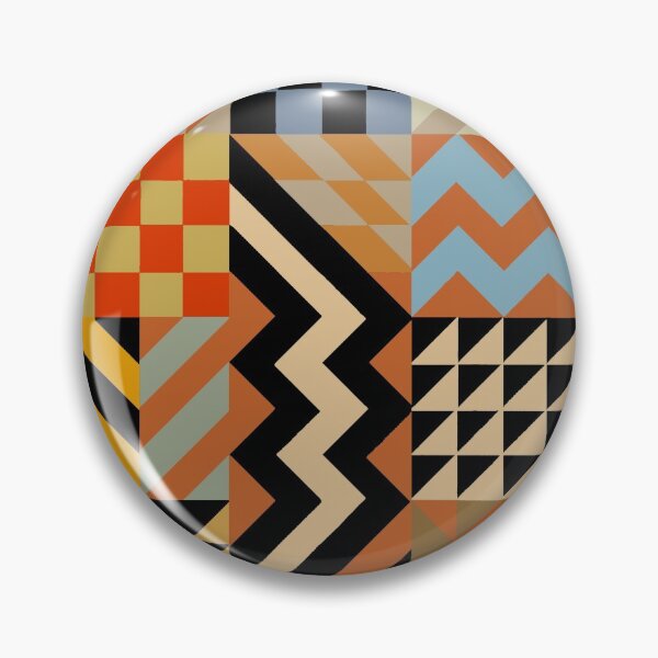 Item preview, African Faux Quilt - Rust designed and sold by Esprit-Mystique.