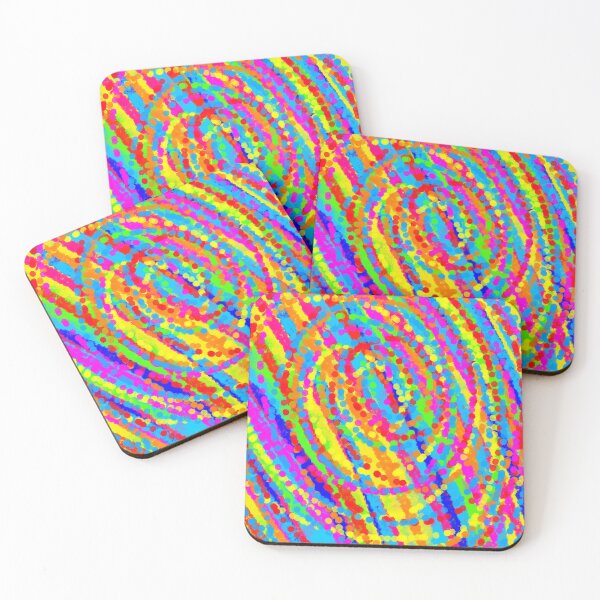 Item preview, Self expression abstract art rainbow spiral designed and sold by KatyChristoff.