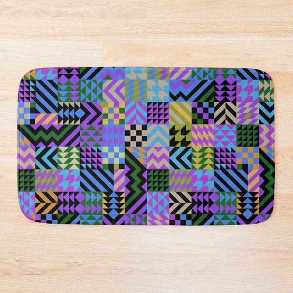 Item preview, African Faux Quilt - Blue designed and sold by ESPRIT MYSTIQUE.