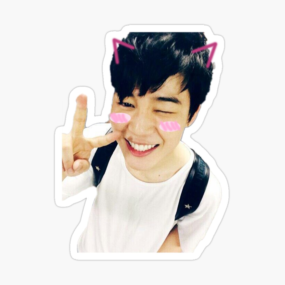 Bts Jimin Kawaii Selca Sticker Spiral Notebook By Yoongicutie Redbubble