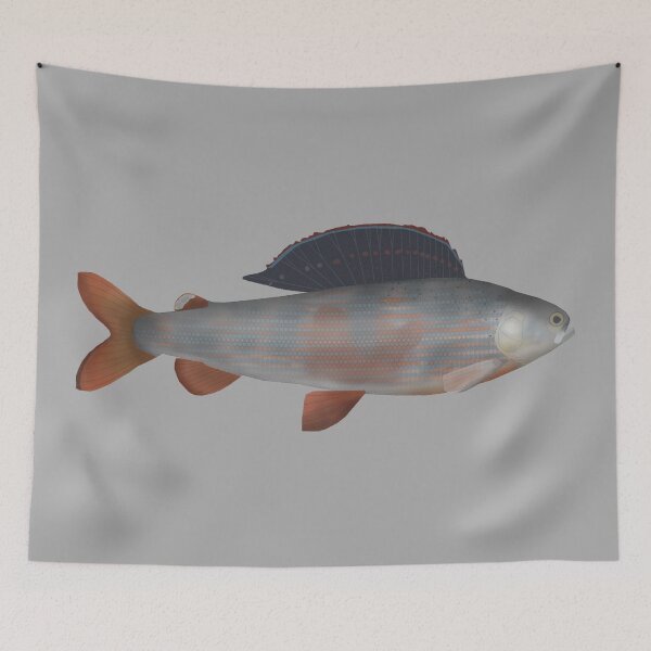 Item preview, Amur Grayling designed and sold by fishfolkart.