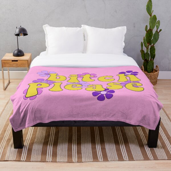 Item preview, Copy of Bitch, Please Yellow and Purple Floral designed and sold by Gold Star Creative.