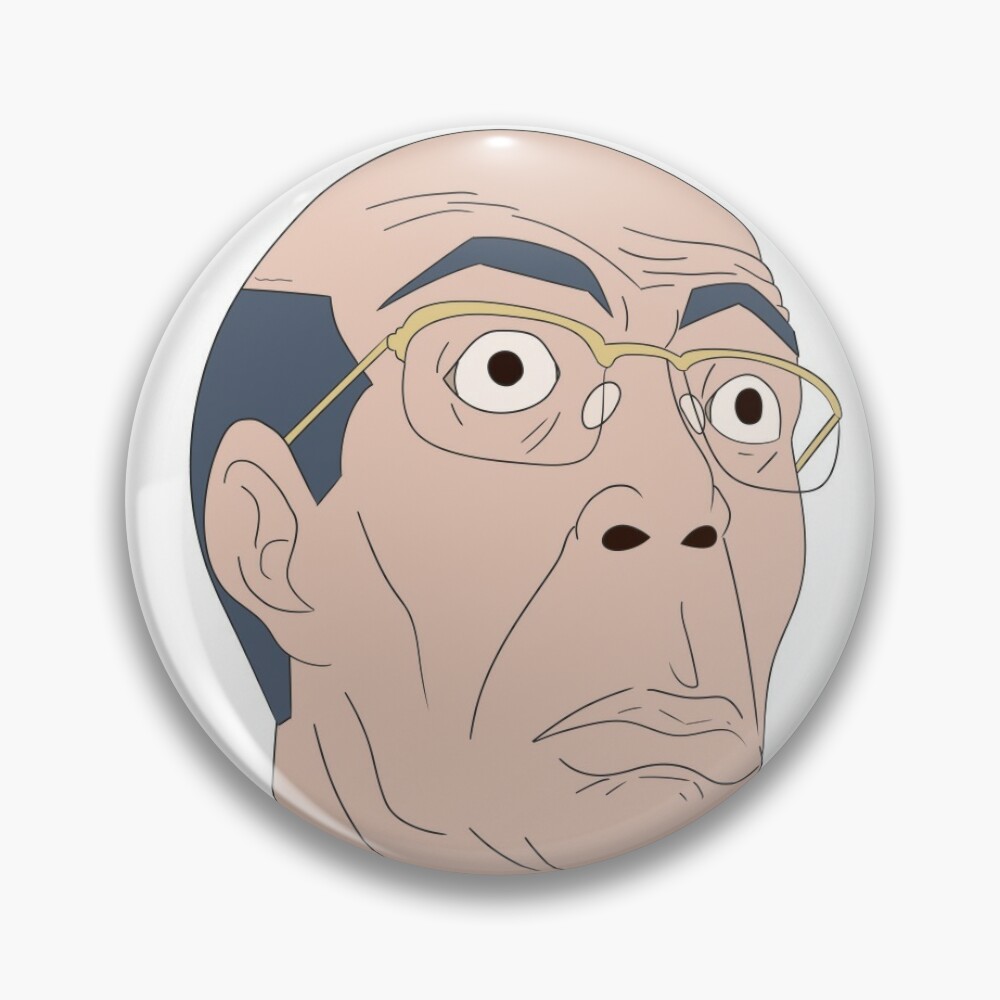 Old Man Anime Meme Face | Pin