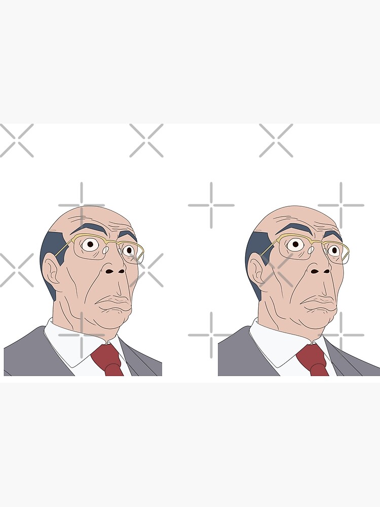 Old Man Anime Meme Face | Pin