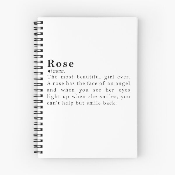 Item preview, Rose Name Meaning Definition designed and sold by peachyline.