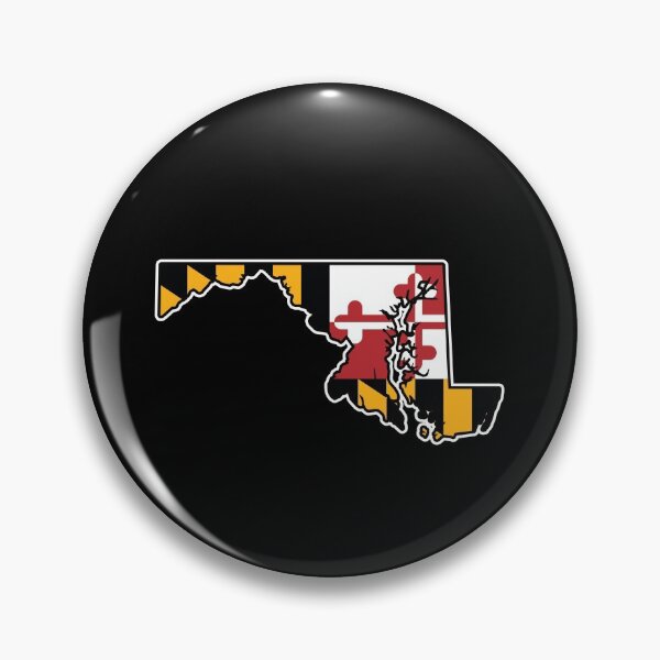 Item preview, Maryland Flag State Shape for Marylanders designed and sold by MarylandStyle.