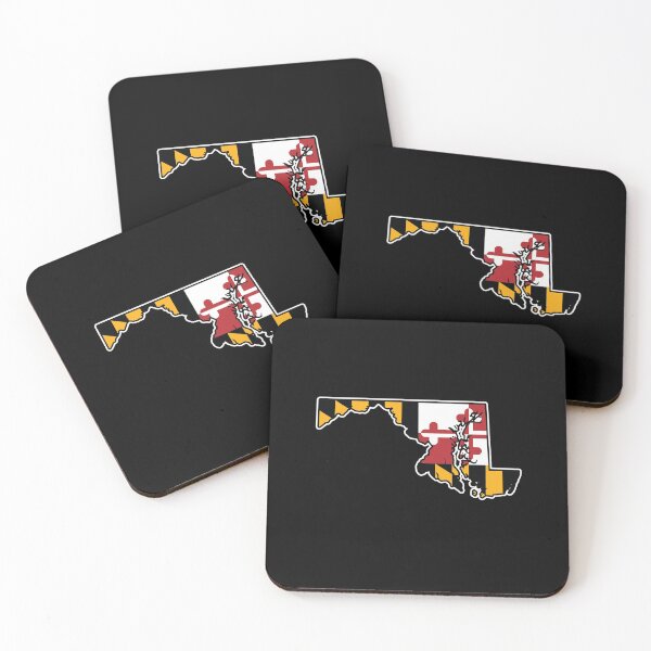 Item preview, Maryland Flag State Shape for Marylanders designed and sold by MarylandStyle.
