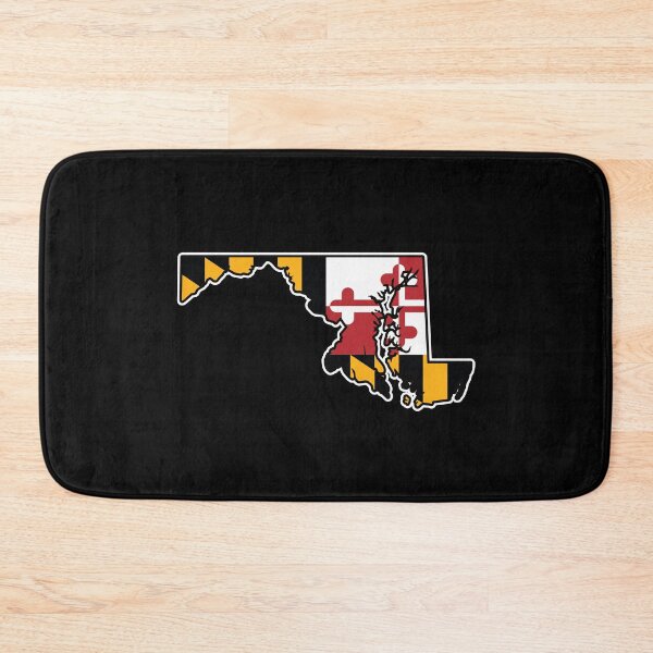 Item preview, Maryland Flag State Shape for Marylanders designed and sold by MarylandStyle.