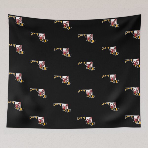 Item preview, Maryland Flag State Shape for Marylanders designed and sold by MarylandStyle.
