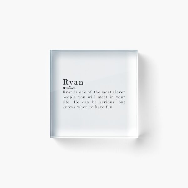Item preview, Ryan Name Meaning Definition designed and sold by peachyline.
