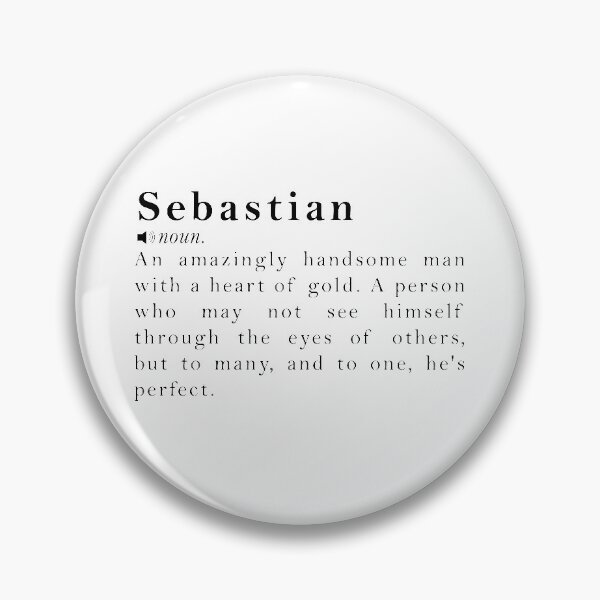 Item preview, Sebastian Name Meaning Definition designed and sold by peachyline.
