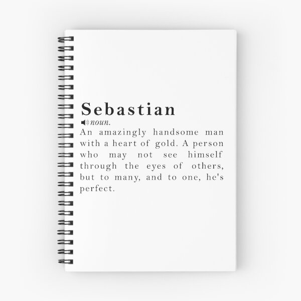 Item preview, Sebastian Name Meaning Definition designed and sold by peachyline.