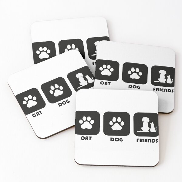 Item preview, Dog and cat are friends. designed and sold by HUNSA.