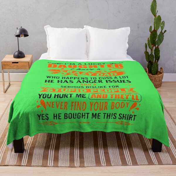 Item preview, I Am a Lucky Daughter I Have Crazy Dad , great birthday or Mother's day gift idea| vintage style |cute gift for girl , gift friend designed and sold by buzz1days.