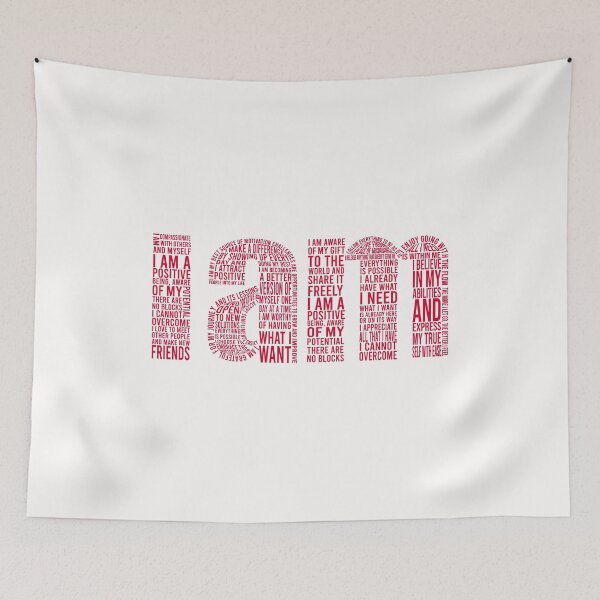 Item preview, ( I AM ) Design - positive words that take you more power designed and sold by K-Klub.
