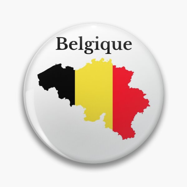 Item preview, Belgium Flag Map Design in French  designed and sold by marosharaf.