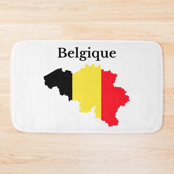 Item preview, Belgium Flag Map Design in French  designed and sold by marosharaf.