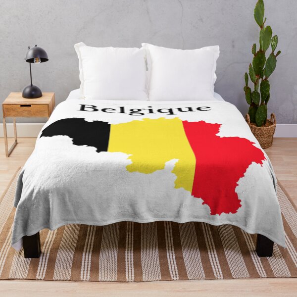 Item preview, Belgium Flag Map Design in French  designed and sold by marosharaf.