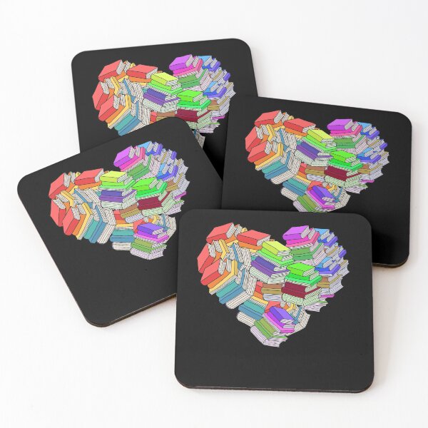 Item preview, Book Hearted Literature Avid Reading Lovers Books Heart Gift designed and sold by MakeGoodChoices.