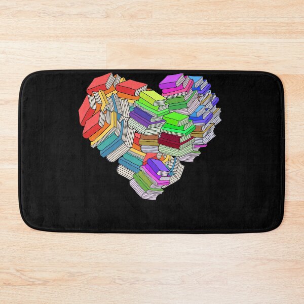 Item preview, Book Hearted Literature Avid Reading Lovers Books Heart Gift designed and sold by MakeGoodChoices.