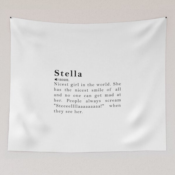 Item preview, Stella Name Meaning Definition designed and sold by peachyline.