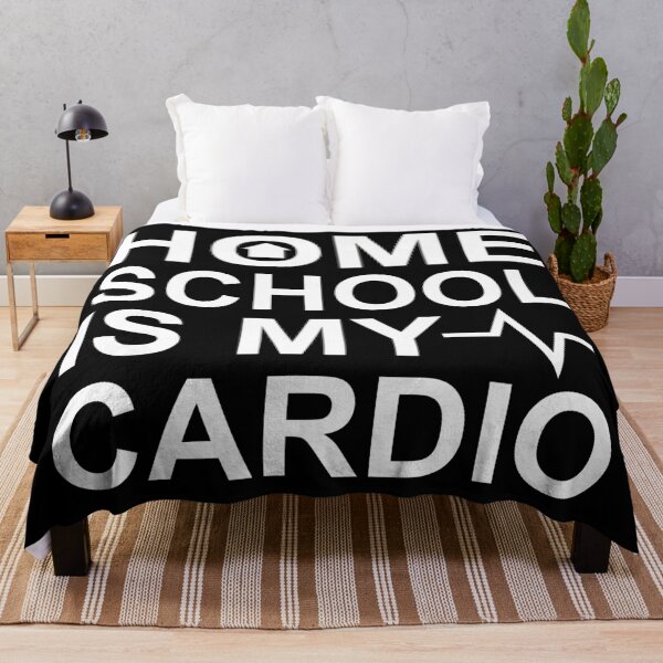 Item preview, Home School Is My Cardio white designed and sold by hockeng.