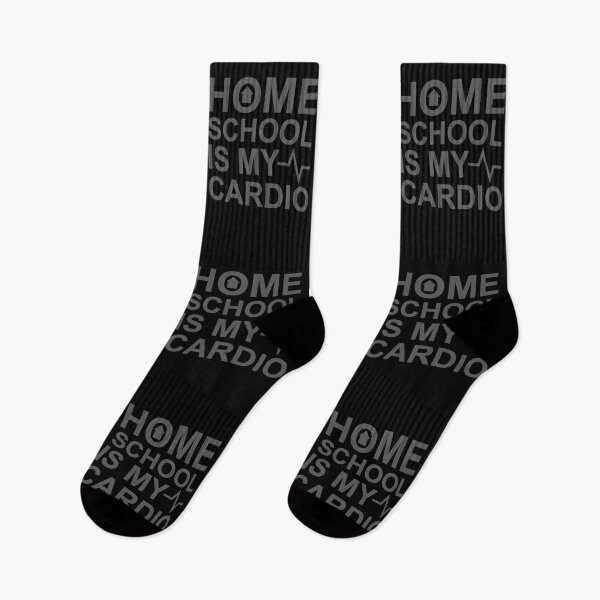 Item preview, Home School Is My Cardio grey designed and sold by hockeng.