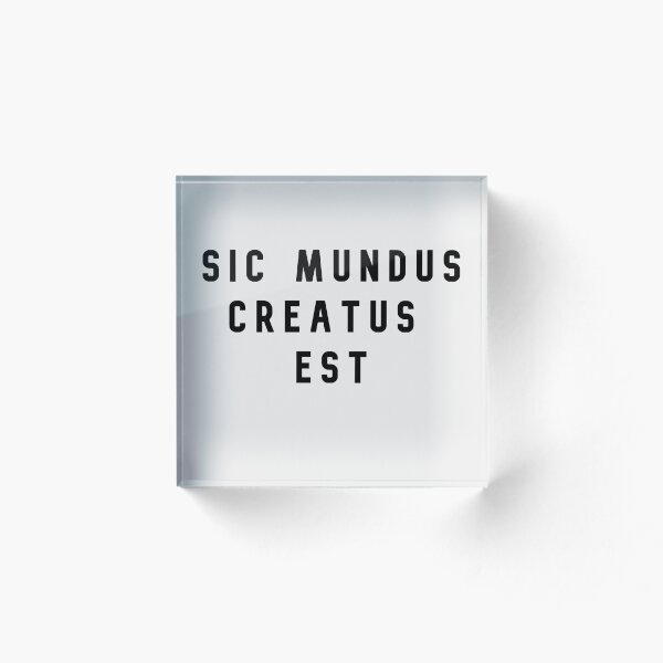 Item preview, dark series sic mundus creatus est designed and sold by The Full Cart.