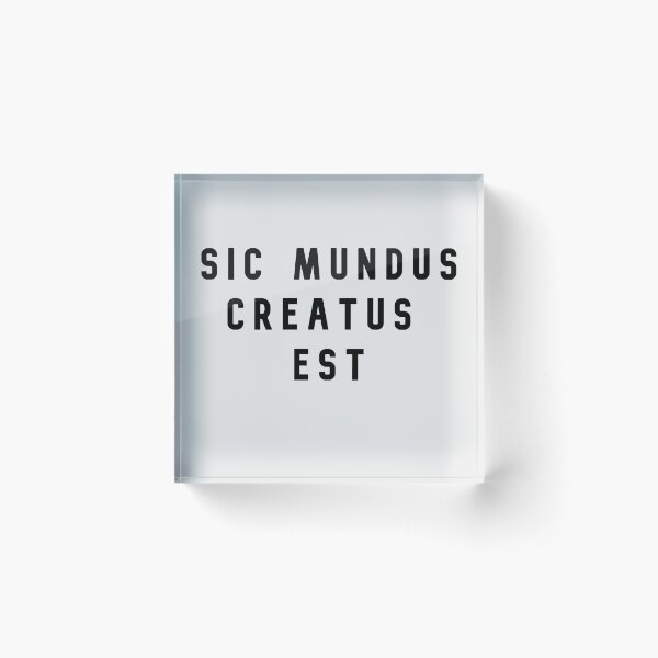 Item preview, dark series sic mundus creatus est designed and sold by The Full Cart.