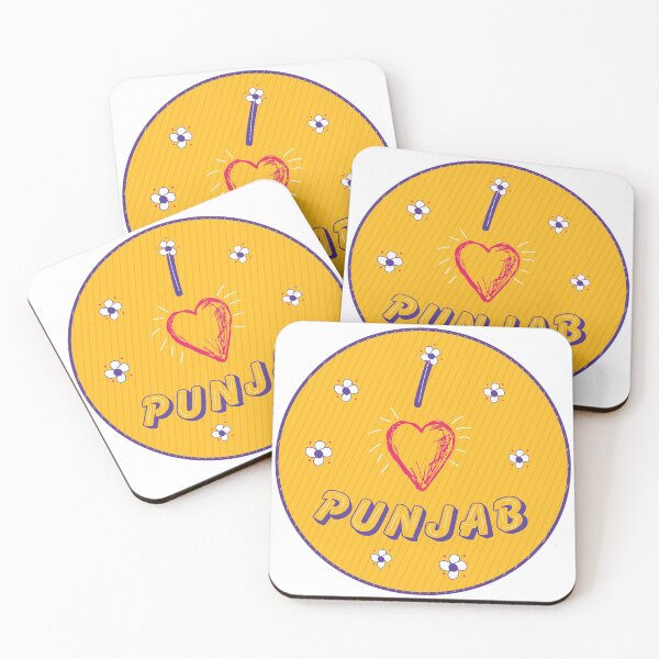 Item preview, I love Punjab Stickers , Punjabi Sticker , Phone stuff , Desi Stickers, Red , yellow designed and sold by punjabstreet.