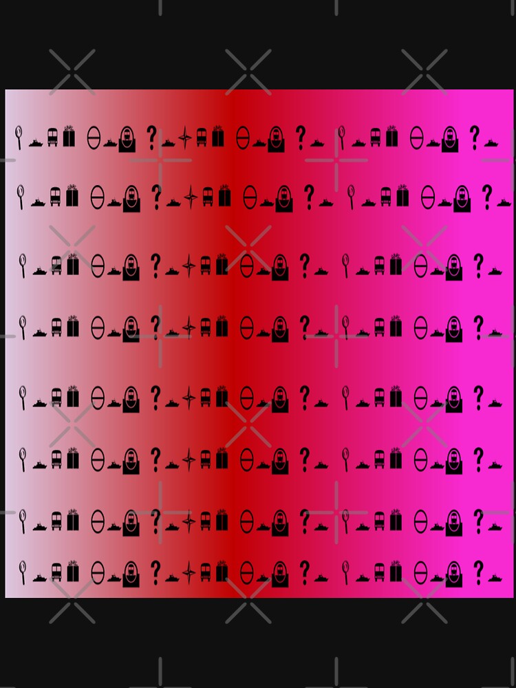 Print design with peach red purple and pink. Decode by Veee8