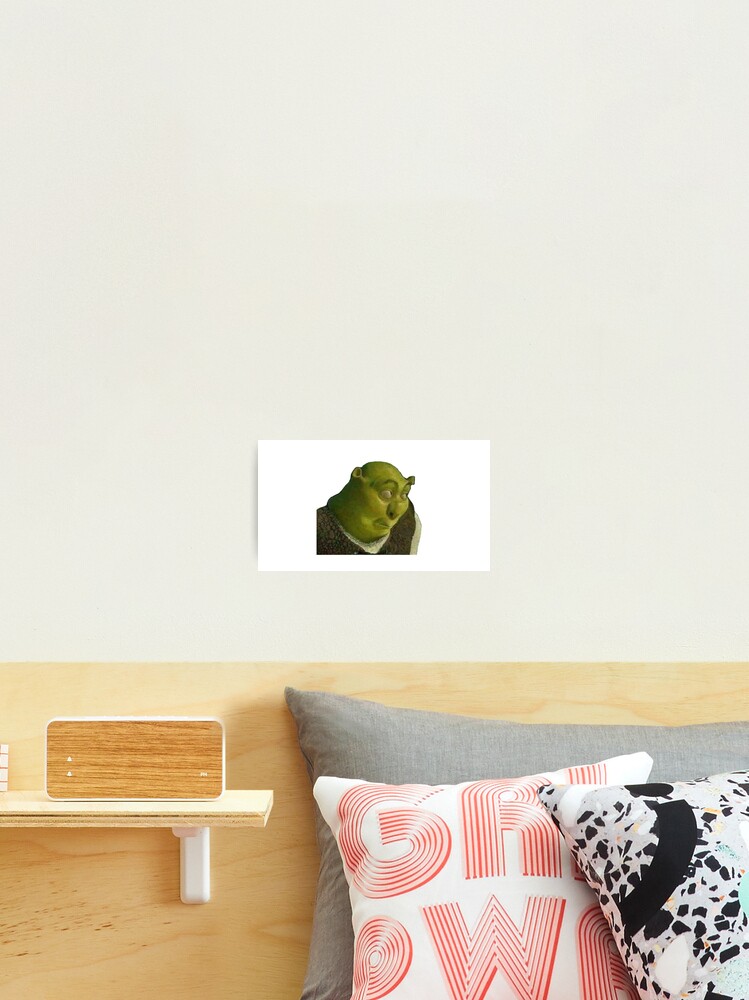 Shrek meme sticker Art Board Print for Sale by kha02