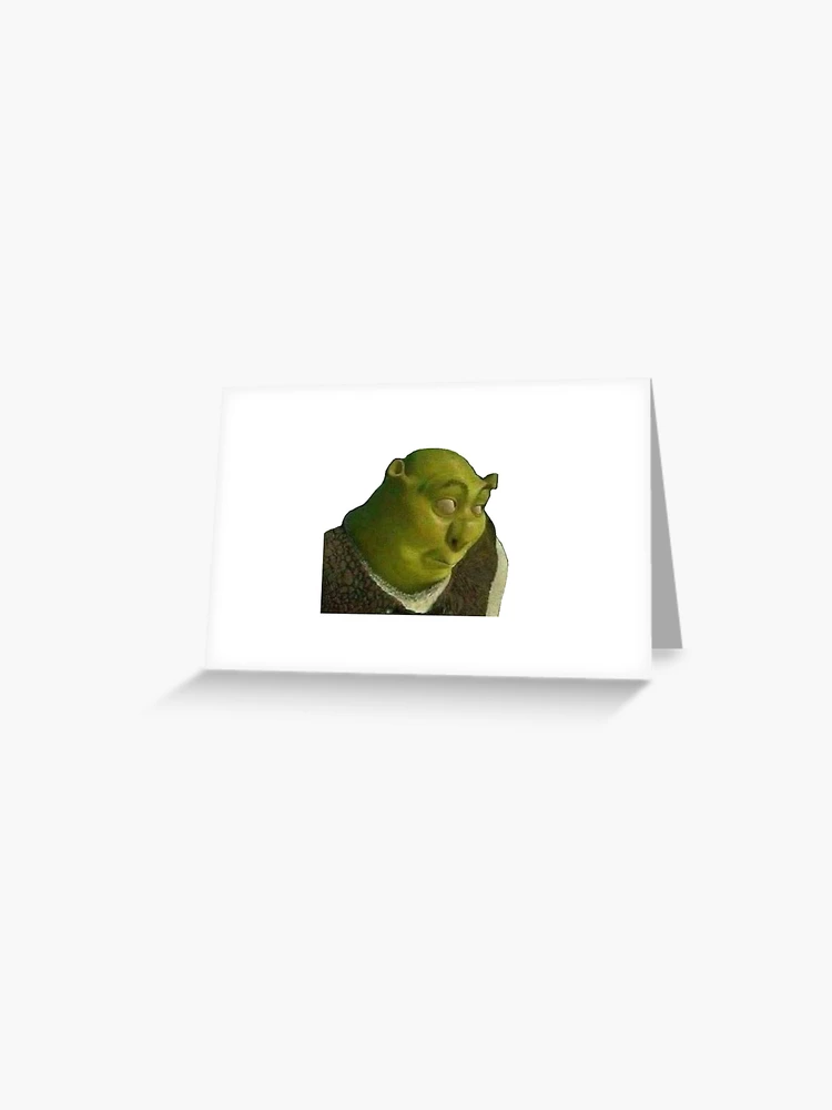 Shrek Face Meme | Greeting Card