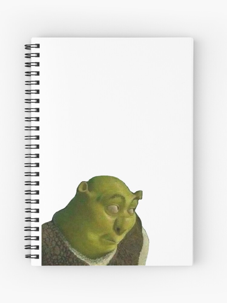 Shrek on the Croc | Spiral Notebook