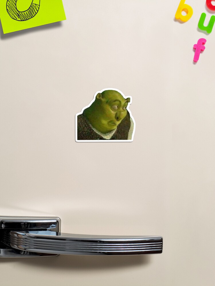 Shrek meme sticker Art Board Print for Sale by kha02