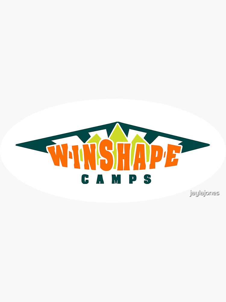 "Winshape Camps" Sticker by jaylajones | Redbubble